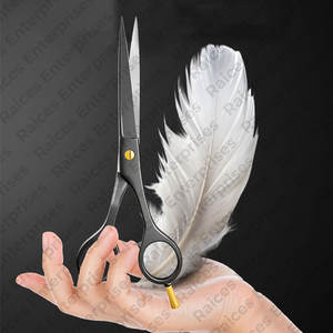 Venta al por mayor profesional de acero inoxidable tijeras de peluquería Punta de hoja afilada para uso personal - Product Image 2