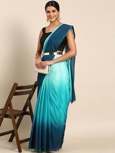 Sari chinon de style moderne pour les mariages et fêtes Grossiste en vêtements indiens et pakistanais prêt-à-porter de l'Inde pour les dames - Product Image 6