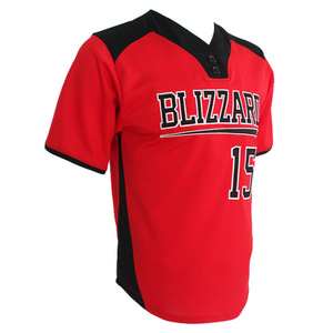 Wholesale Best Selling Unisex Baseball Uniform Customized Logo Team Name 100% Polyester Cotton Short Sleeve Moisture-Wicking - Product Image 2