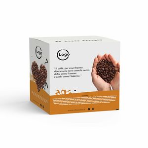 Coffee Pod <b>Boxes</b> 50-Pack for Roasters Personalized Recycled Slotted <b>Boxes</b> with Glossy Lamination - Product Image 3