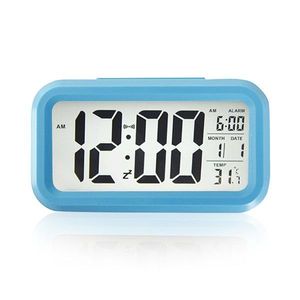 Reloj Despertador Analógico de Bambú Diwu con Calendario y Termómetro para Oficina - Product Image 3