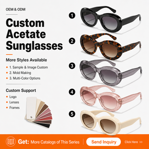 Nouvelle Collection 2026 – Lunettes de Soleil Oversize de Luxe Tendance pour Femme, Protection UV400, Écologiques, Faites à la Main en Bio-Acétate, Style Œil de Chat - Product Image 2