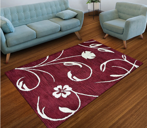 Handmade Customizable Size High Pile Hand Tufted Abstract Pattern <b>Rug</b> Beautiful Multicolored with Red and Multicolor Features - Product Image 1