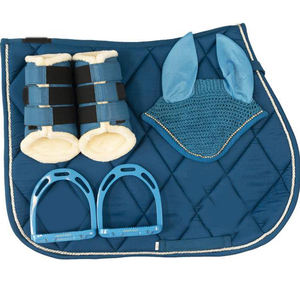 Manta de Silla de Montar Clásica de Mezcla de Algodón y Polialgodón, Resistente, para Salto y Doma, Color Personalizado, Accesorio de Entrenamiento, Relleno de Algodón - Product Image 1