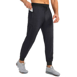 Pantalon de survêtement pour homme le plus vendu, séchage rapide, anti-plis, décontracté, confortable, taille haute, taille élastique, logo personnalisé, doublure en molleton de toile - Product Image 5