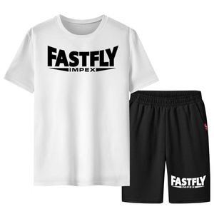 Ensemble de Shorts et t-shirt pour hommes, 2 pièces, en coton, Logo personnalisé, de haute qualité, jogging d'été, collection 2020 - Product Image 2