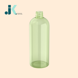 Del FABRICANTE DE VIETNAM CON EL MEJOR COSTO DE ATERRIZAJE 400ml Botella de PET redonda de bala vacía transparente de lujo Envase de plástico M0494T - Product Image 4