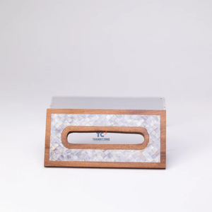 Bandeja de pañuelos con perlas hechas a mano, caja de té - Product Image 5