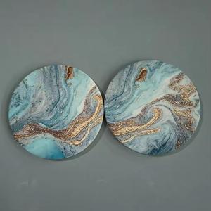 Posavasos personalizados de nuevo diseño, posavasos de resina con diseño de flores y posavasos de alta calidad para bebidas indias - Product Image 5