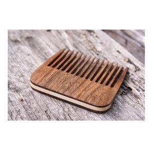 Peine de madera hecho a mano personalizado de lujo clásico sólido último acabado natural ecológico hecho en La India para peinar el cabello - Product Image 2