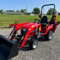 Mini Tractor Agrícola 4x4 con Cargador, Motor de 25HP, Origen DE