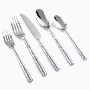 Juego de cubiertos de metal de diseño moderno Cubiertos de acero inoxidable con estilo para restaurante Hogar y comedor de hotel - Product Image 4