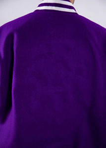 Veste pour homme de marque personnalisée 2026, nouvelle, broderie de patch, vêtements de collège, manches en cuir de baseball, vente chaude - Product Image 5