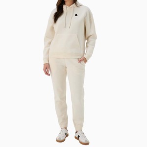 Solid Color High Quality Women's Winter Hooded Pullover Hoodie Eco-Friendly Quick Dry Wholesale Plain Kangaroo Pocket Slim Fit - Product Image 4