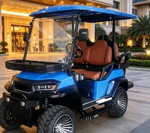 Voiturette de golf compacte C727.2+2G à 4 places, rehaussée, idéale pour les Géoparks et les points de vue en montagne. - Product Image 1