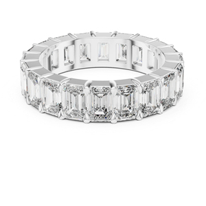 Anillo de Oro Amarillo de 14K con Diamante Cultivado en Laboratorio y Esmeralda |   Anillo de Fiesta |   Diamante Cultivado Nuevo - Product Image 3