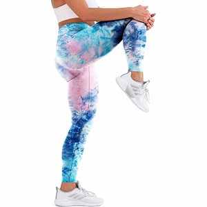 Collants Fitness Legging Femmes Avec Logo Personnalisé Fitness Pantalon Sans Couture Yoga Leggings Dye Yoga Leggings Marbre Fabriqué par Robe Sports - Product Image 4