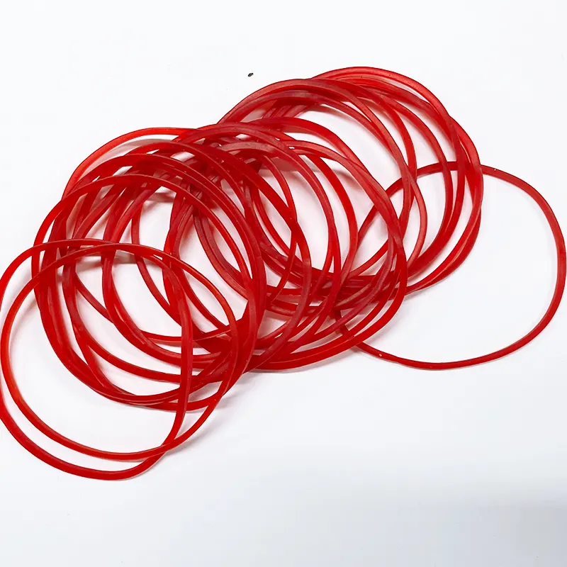 Hot selling 100% environmental elastic rubber band, factory direct supply, customized rubber band