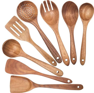 Authentic Handmade Eco-Friendly <b>Wooden</b> <b>Spoon</b> <b>Set</b> Traditional Craftsmanship Perfect Gift for Party Use-Saniya Handicraft - Product Image 3