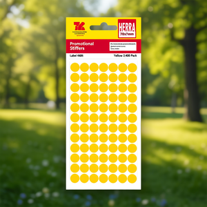 Promotional <b>Stickers</b> HERMA Label 4406 70x37mm <b>Yellow</b> 2,400 Pack - Product Image 3