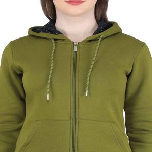 Sudaderas con capucha de algodón personalizadas para mujer, ropa de gimnasio de moda de talla grande, sudaderas con capucha transpirables de invierno, venta al por mayor - Product Image 5