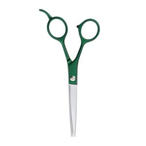 Ciseaux de barbier professionnels de qualité supérieure en acier japonais vert émeraude, 6,5 pouces, ciseaux à cheveux, outil de coiffure - Product Image 3