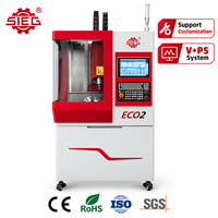 Centre d'usinage CNC 5 axes SIEG ECO2 Small, structure BC, 24000 tr/min, ATC 8 postes, pour l'éducation et l'équipement de fablab