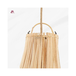 Lámpara colgante de ratán tejida con luz colgante de ratán hecha a mano más vendida para el hogar, cafetería, restaurante, Hotel, hecha en Vietnam - Product Image 2