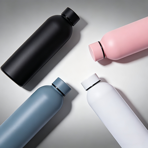 CL 500ml Stainless Steel Vacuum Insulated Water <b>Bottle</b> Leakproof Matte <b>Thermos</b> Flask for Travel Sports Office - Product Image 3