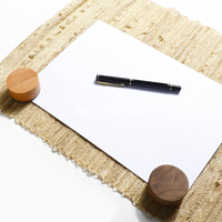Presse-papiers personnalisable en bois massif magnétisé, écologique, gravé, pour bureau, commandes en gros, Bela Artisan 5cm
