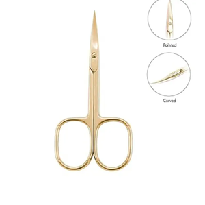 Outil de soin des ongles professionnel de haute qualité usage personnel ciseaux en céramique en acier inoxydable pointu incurvé outil de beauté sûr vente chaude - Product Image 2