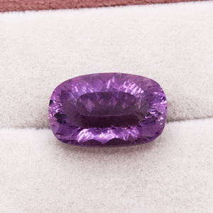 Pierre précieuse d'améthyste violette taille coussin naturelle 20 Cts | Pierre lâche 21x14MM pour la fabrication de bijoux | Pierre précieuse de clarté VVS de qualité AAA - Product Image 4
