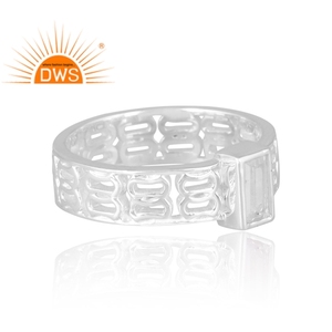 Anillo de piedras preciosas Cz Natural de plata 925 más vendido, joyería personalizada para mujer, regalo para ella - Product Image 4