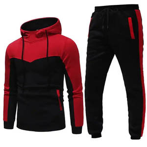 Survêtement de jogging pour homme en molleton 100 % coton, léger, anti-UV, 300g, grande taille, avec cordon de serrage, respirant, idéal pour l'hiver et le streetwear - Product Image 1