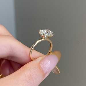 แหวนหมั้นเพชรโมอิสสำหรับผู้ชายแหวน S925สเตอร์ลิงเศษไม้คลาสสิก - Product Image 4