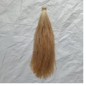 Fibra de pelo natural de plátano hecha a medida de 100% fibra de plátano natural para su uso en extensiones y trenzas de pelo de fibra de plátano