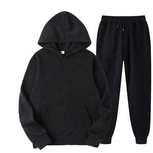 Nouvelle tenue d'entraînement pour hommes, survêtement uni, survêtement de Jogging, ensemble personnalisé - Product Image 3