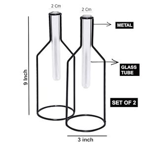 Jarrón Decorativo Creativo de Hierro Retro con Diseño de Flores, Soporte Metálico para Plantas, Decoración Moderna y Sólida, Estilo Nórdico con Silueta Contorneada - Product Image 3