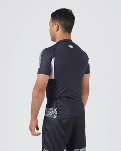 Fabricant de rashguards durables pour hommes 2026, en spandex et polyester, pour MMA et lutte, logo personnalisable et service OEM KINGZ - Product Image 3