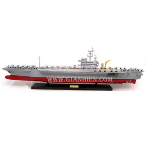 Gia Nhien Manufacturer Approve Custom Design Low MOQ Air Craft Carrier USS George H.W. BUSH CVN-77 WOODEN HANDICRAFT