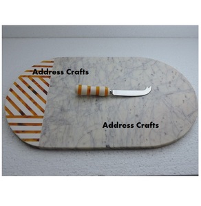 Vente en gros du fabricant de planches à découper en résine de marbre naturel outil de coupe ustensiles de cuisine utilisés pour couper les légumes utilisation du petit déjeuner - Product Image 5