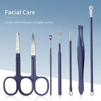 Ensemble professionnel de manucure 7/10/12/16/18 pièces ensemble de coupe-ongles en acier inoxydable Kit de manucure pédicure avec étui de voyage en PU