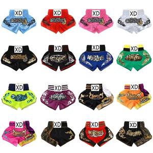 Vente chaude Personnalisé 100% Polyester Haute Qualité Tache MMA Gym Formation Kick Fight Shorts De Boxe - Product Image 6