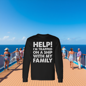 Tenues de croisière assorties pour la famille, débardeurs et t-shirts à manches longues pour les vacances en groupe, t-shirts promotionnels pour les vacataires - Product Image 3