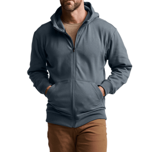 Sweat à capuche classique de luxe avec poignets élastiques de haute qualité pour l'hiver, vêtement d'extérieur pour hommes, coupe décontractée élégante, confortable, sweat à capuche pour hommes - Product Image 1