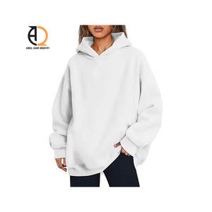 Sweat à capuche oversize en polaire pour femme, vêtements chauds d'hiver avec poches avant pour la course à pied, l'entraînement en ville, motif 3D - Product Image 6