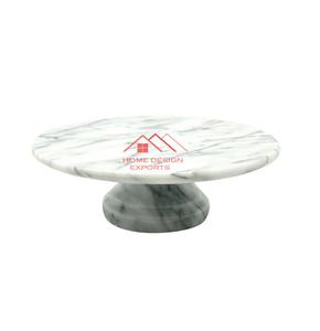 Venta caliente soporte de pastel de mármol verde último diseño llamativo hecho a mano decoración de boda moderna herramientas de pastel de boda modernas - Product Image 2