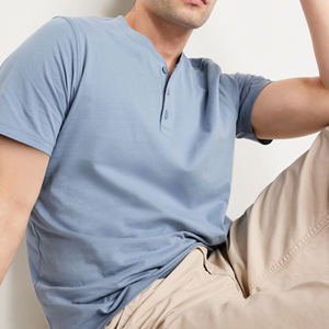 เสื้อยืดผู้ชายทรงสลิมฟิต ผ้าหนา 100% ผ้าฝ้าย พิมพ์โลโก้ตามสั่ง แขนสั้นและแขนยาว สไตล์ลำลอง ทรงโอเวอร์ไซส์ - Product Image 4