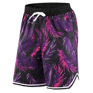 Pantalones cortos de baloncesto personalizados de verano, ropa de hombre de poliéster de secado rápido, pantalones cortos impresos por sublimación con logotipo personalizado y bolsillos 2025 - Product Image 5