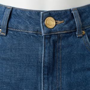 Pantalones Vaqueros de Mujer, Corte Ancho, Cintura Alta Personalizada, Casuales, Vaqueros Ajustados de Mezclilla Personalizados, Última Moda en Jeans para Mujer, Pantalones de Moda Urbana - Product Image 4